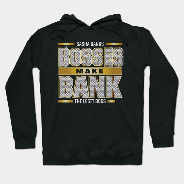 Sasha Banks Bosses Make Bank Hoodie by MunMun_Design